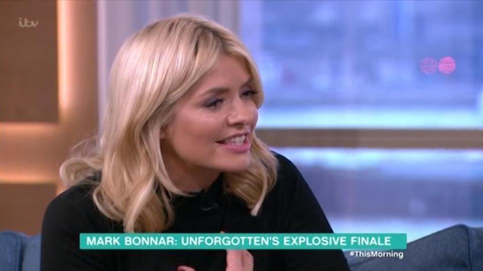  Holly Willoughby has revealed her anger over the ending of Apple Tree Yard