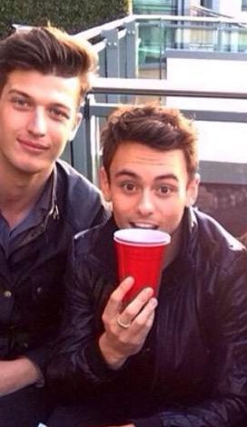  Tom Daley with Edward William