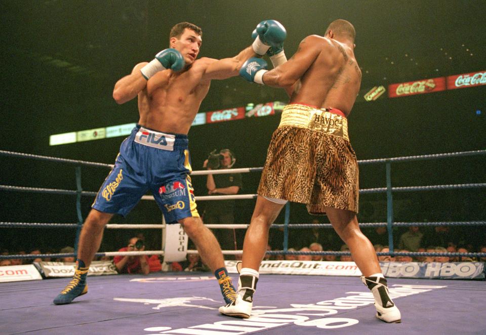  It's a fact not many people would know, but Klitschko has actually fought in London before - in 2000 against Monte Barrett at the now knocked down London Arena on the Isle of Dogs