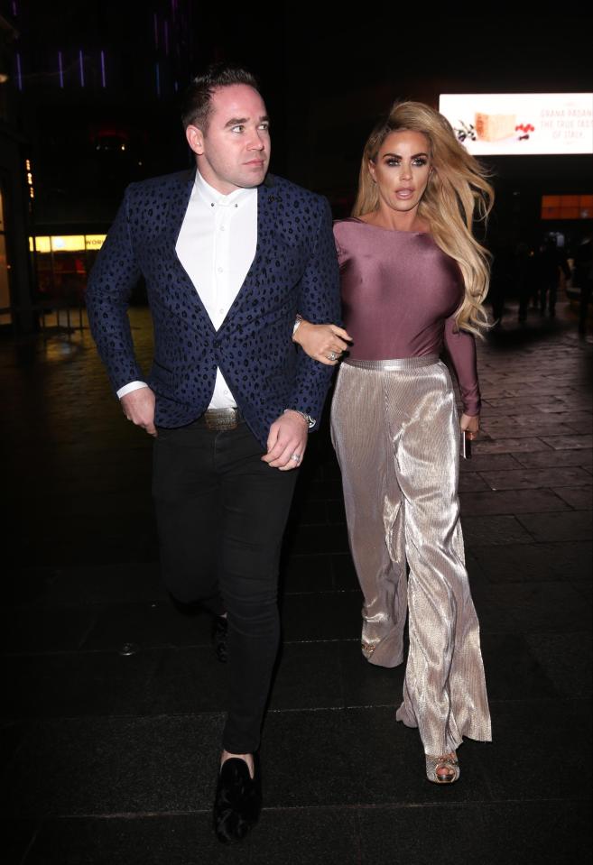  Katie Price and Kieran Hayler were seen leaving the cinema together