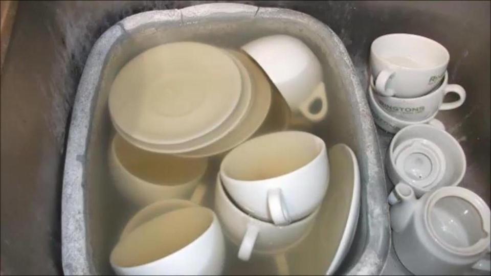  Some food was also stored at too high a temperature while the dishwasher was faulty