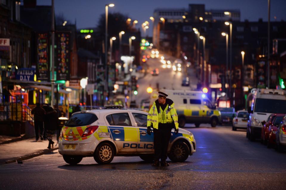  A cordon was put in place after the schoolboy was stabbed to death