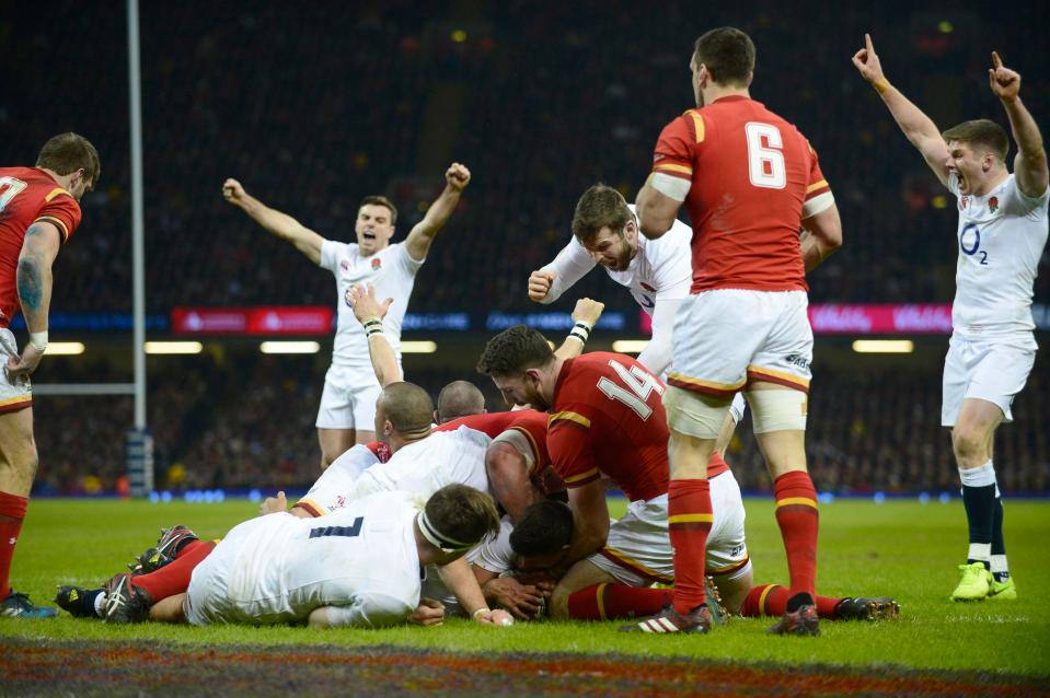 England No9 Ben Youngs had wriggled through for the games opening try