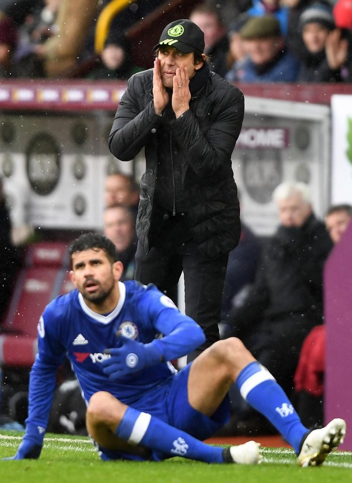  Former Italy manager Conte has transformed the fortunes of Chelsea AND star striker Diego Costa after a difficult start to the term