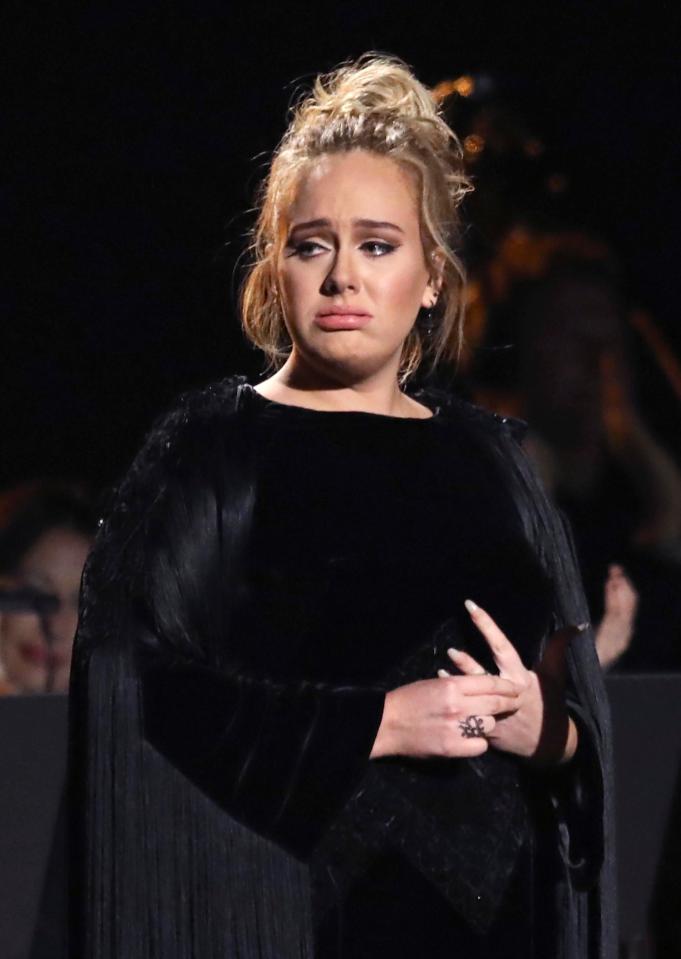  Adele was left in tears after she demanded to restart the tribute