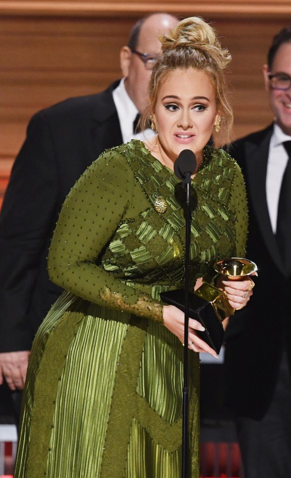  Adele appeared to confirm her marriage to partner Simon Konecki at the Grammys