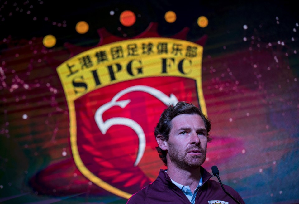 Andre Villas-Boas currently banks £11m a year in the Chinese Super League as a manager