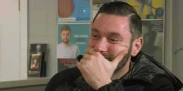  Fitness trainer Stephen is reduced to tears after hearing from Phil how his actions helped to save his life