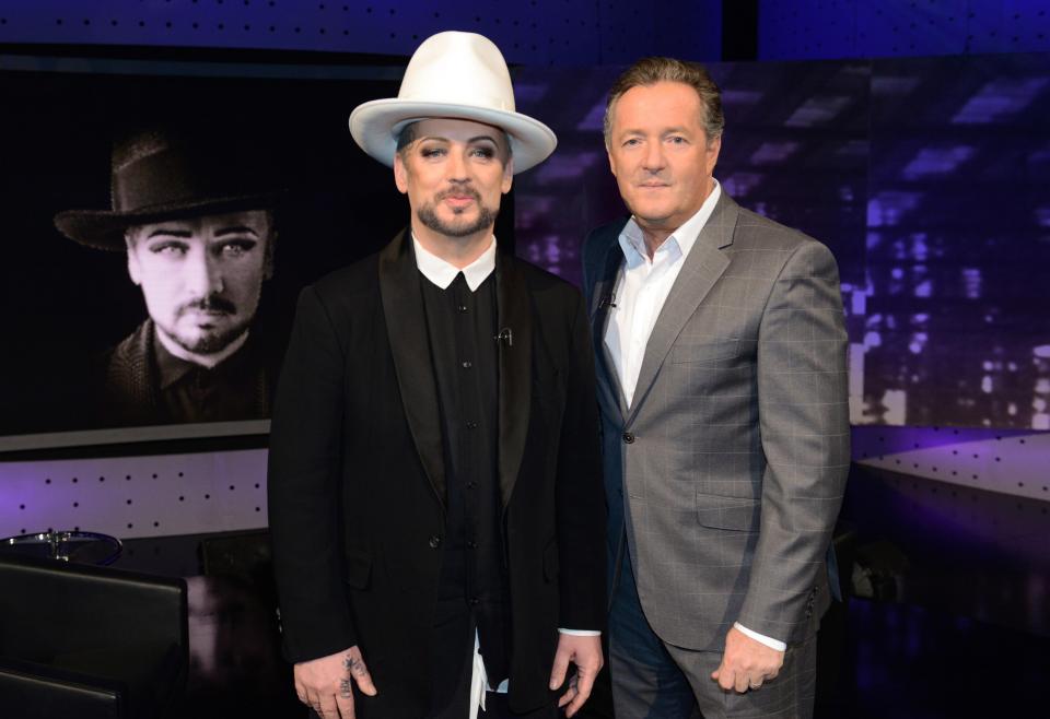  Boy George will be the guest on tonight's Piers Morgan's Life Stories