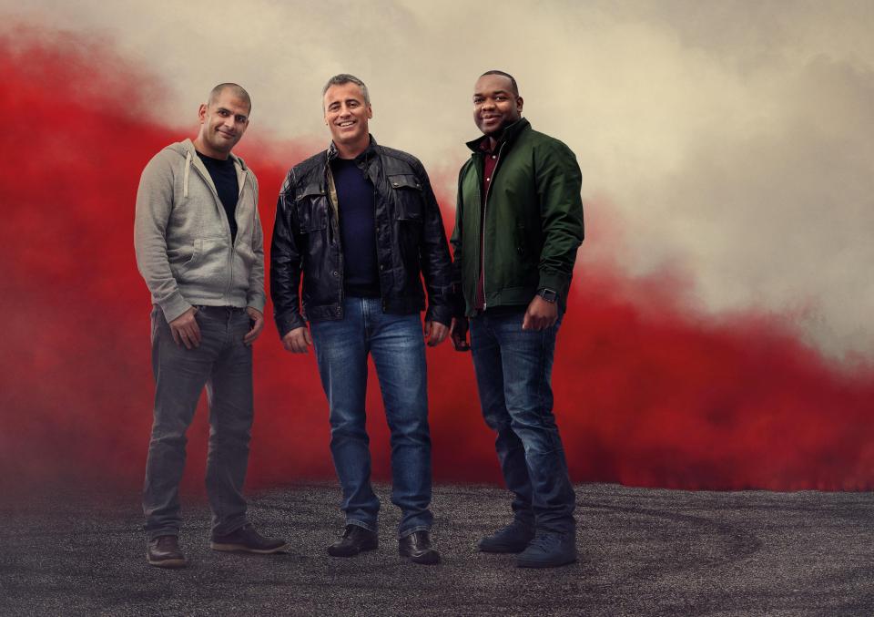  Matt LeBlanc is joined by Chris Harris and Rory Reid in the new promo