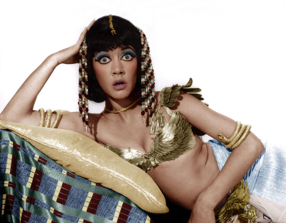  An image of Amanda in her role of Cleopatra in the film Carry On Cleo