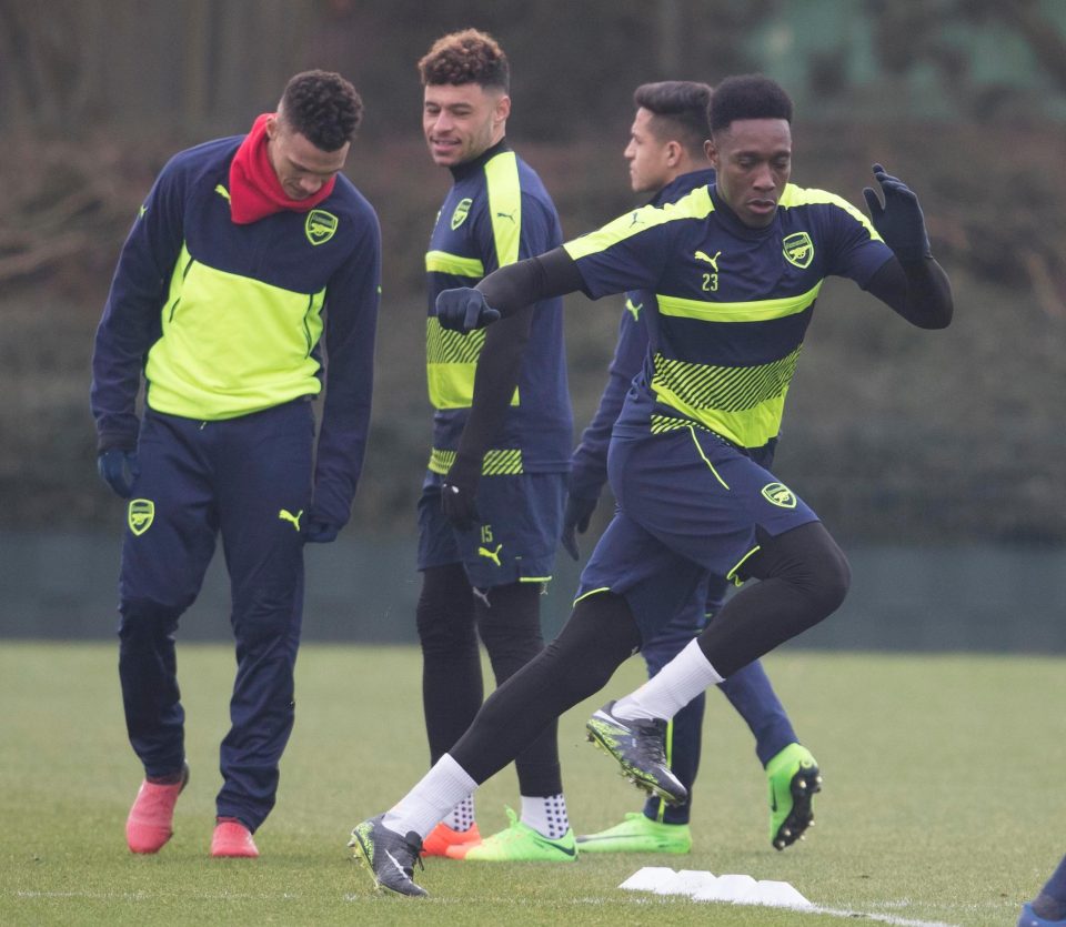  Danny Welbeck will be hoping to muscle his way in for a starting spot