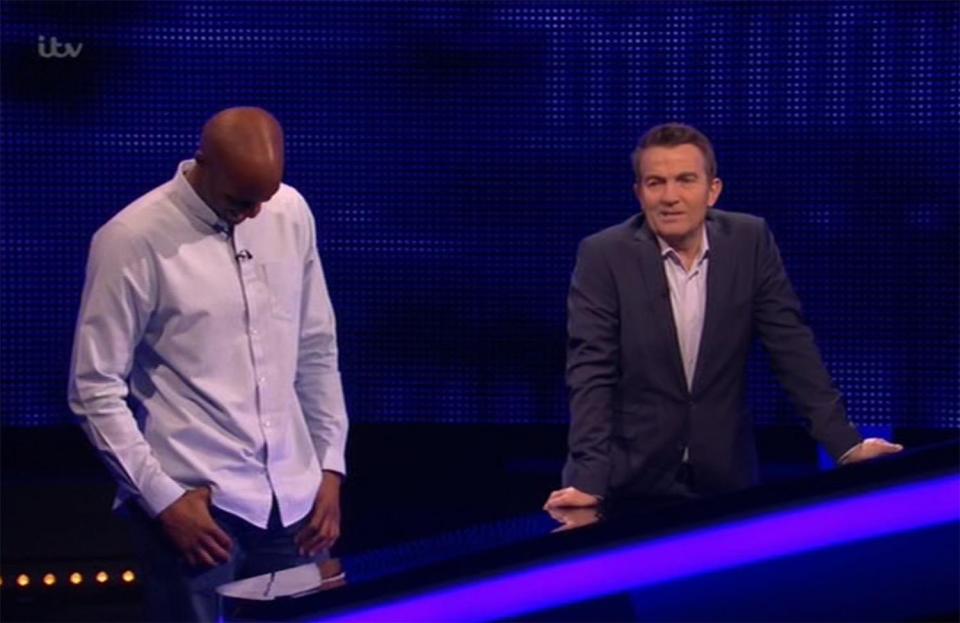 Host Bradley Walsh called the exchange a load of 'old flannel'