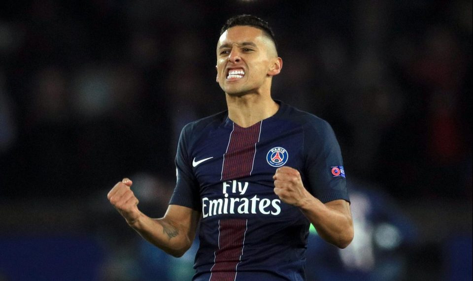  Marquinhos helped PSG to a 4-0 win over Barcelona last Tuesday