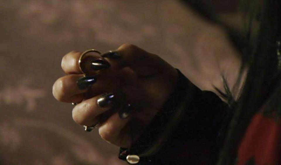 A stunned Whitney found his wedding ring inside...