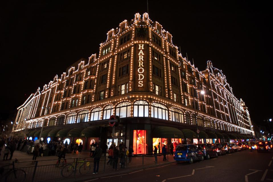  Working over the holiday season can be 'challenging' at Harrods but the company will give you a 33 per cent discount across the store