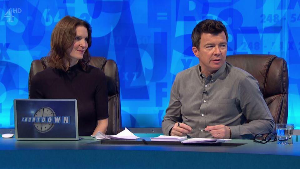  Rick joined Susie Dent in dictionary corner