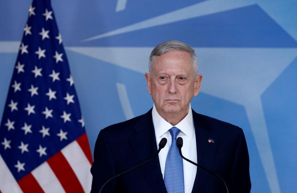  Trump's defence chief James Mattis told Nato allies the US is spending a disproportionate amount on defence