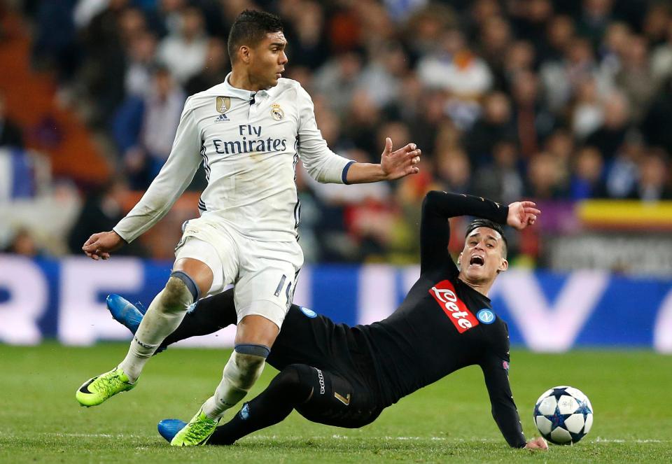  Casemiro has become one of the first names on Zinedine Zidane's teamsheet