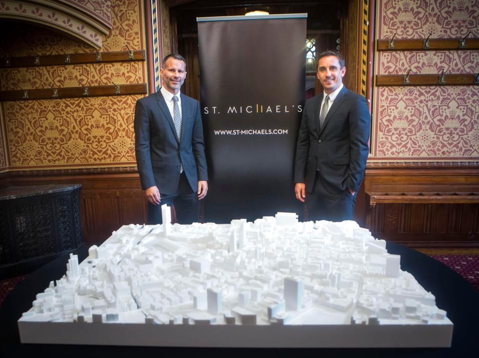  Ryan Giggs' and Gary Neville's St Michael's development has been branded "damaging" to Manchester's history