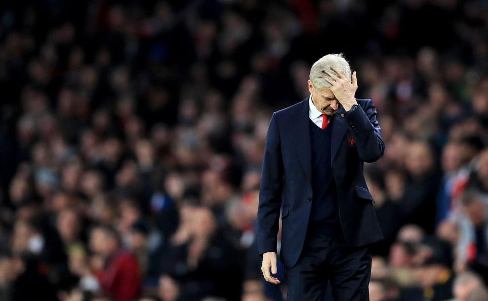 Barring a miracle, Arsene Wenger will see his side bow out at last-16 again