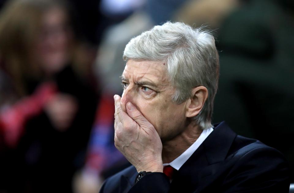 Arsene Wenger looked like a broken man in Munich on Wednesday evening