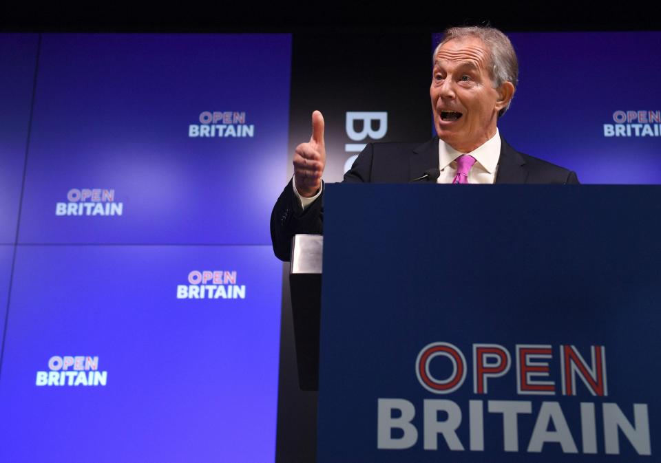  Blair delivers his comeback speech attacking the people's choice in the referendum