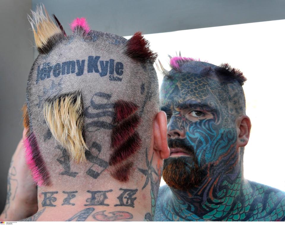  Body Art had the Jeremy Kyle tattoo done before appearing on the show in 2011