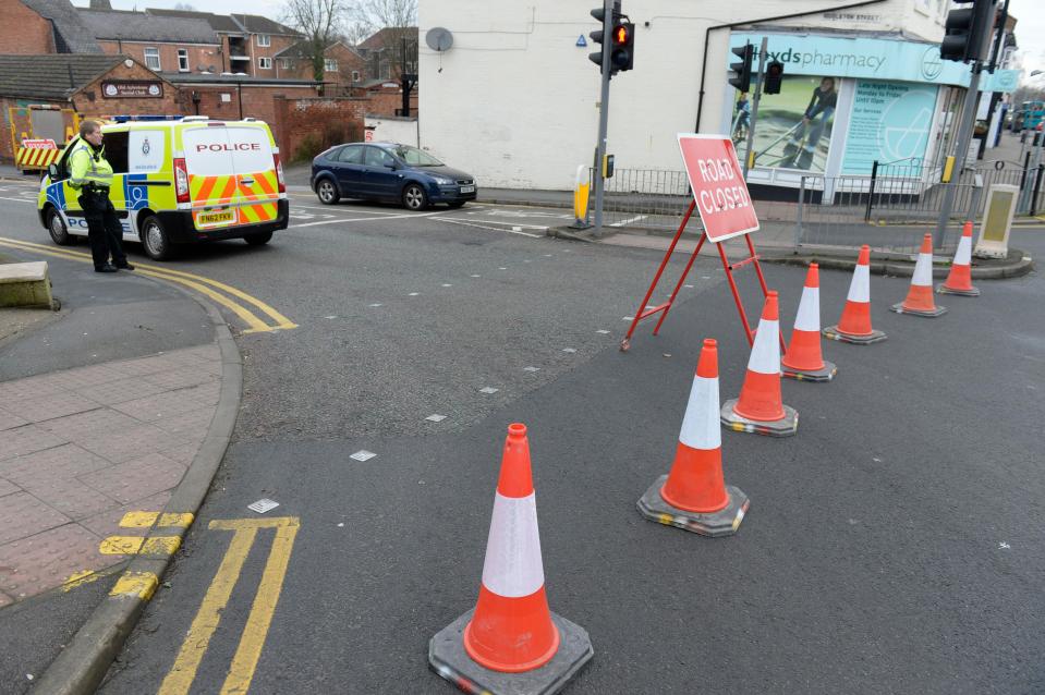  The road was closed for several hours while police investigated