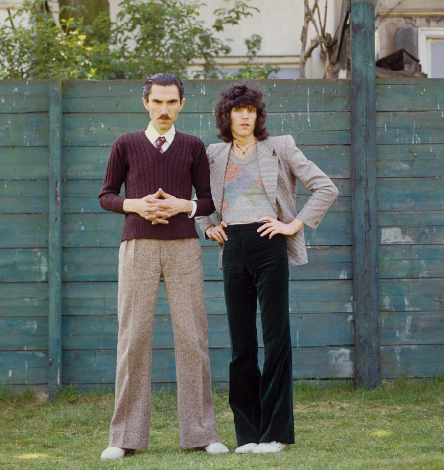  Harold really resembles Ron Mael, left, who used to frighten Top of the Pops audiences back in the Seventies when he tinkled keyboards in Sparks