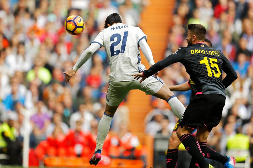 Alvaro Morata got Real Madrid off to a solid start after the half-hour mark