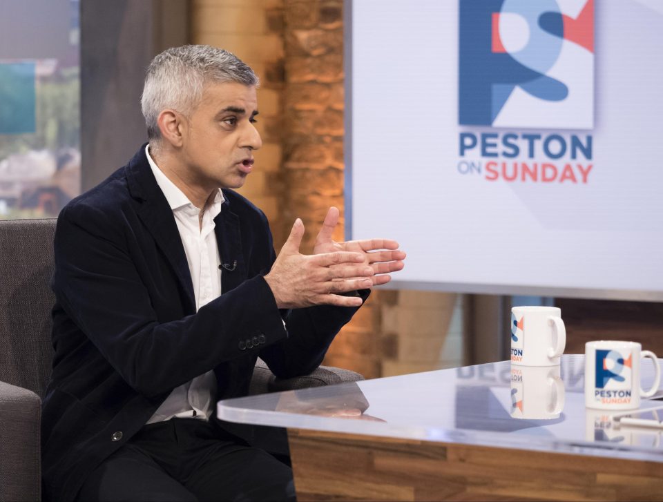  Toxic issue . . . Sadiq Khan also blasted owners of wood burning stoves for using the wrong fuel