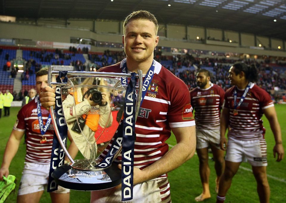 Wigan winger Joe Burgess bagged a treble against Cronulla and still hopes to get another chance Down Under after under-performing with two Sydney clubs