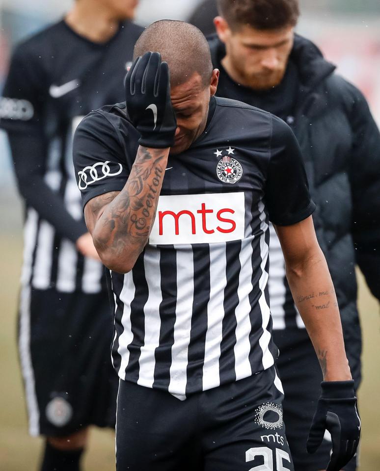  Everton Luiz left the pitch in tears after suffering 90 minutes of racial abuse