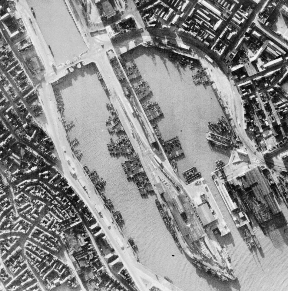  The RAF captured images of the Nazis preparation for an invasion in French coastal towns