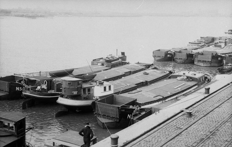  Plans were drawn up to turn a flotilla of vessels into makeshift landing craft