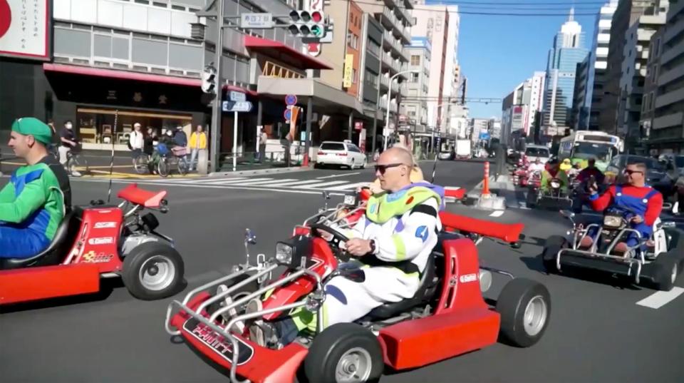  The race was started by Go Kart company Akiba Cart