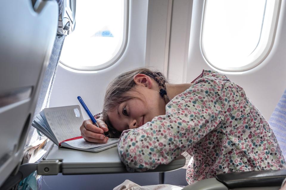  The tray table is the dirtiest place on a plane