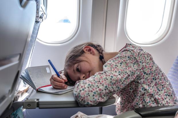 The tray table is the dirtiest place on a plane