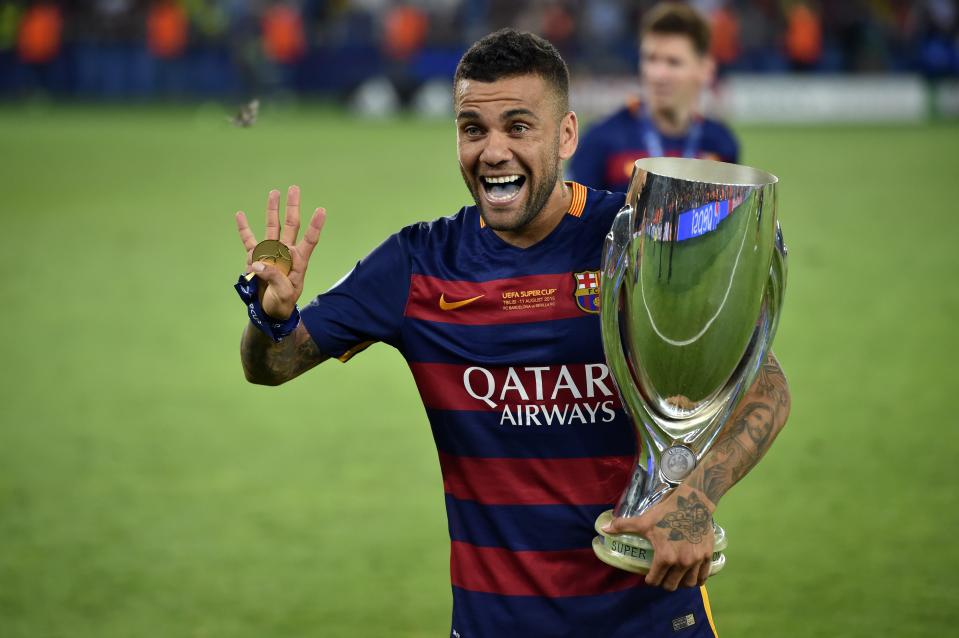  Barcelona are desperate to replace Dani Alves, who joined Juventus