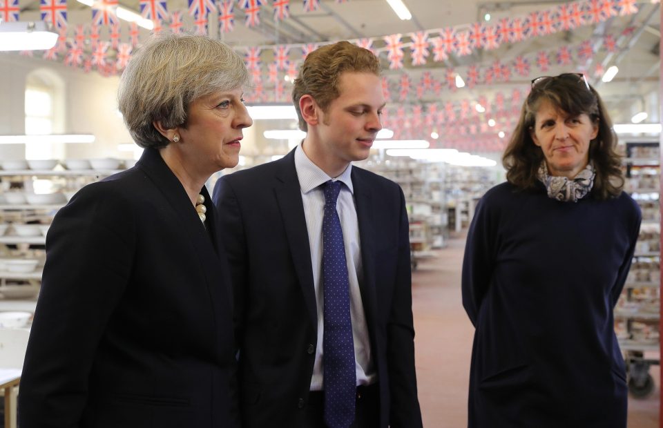  Theresa May paid a visit to Stoke on Monday and plans to flood the seat with Tories today