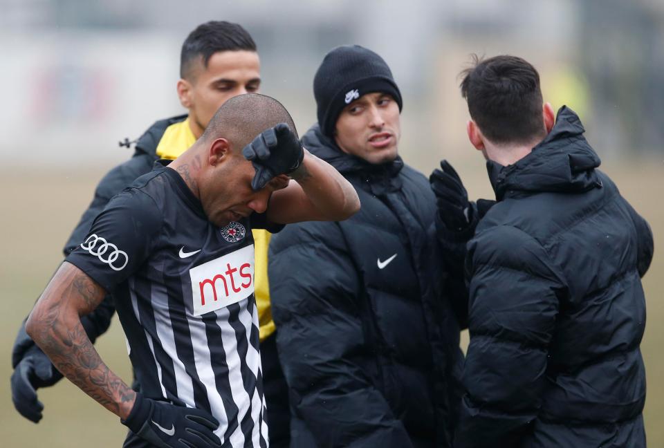  It was said that Rad fans made monkey noises at the Partizan Belgrade player