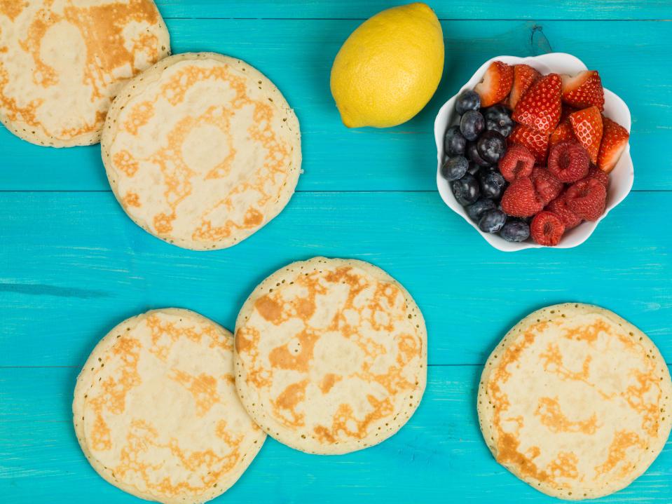  If you're not a fan of sweet pancakes, why not try a savoury option