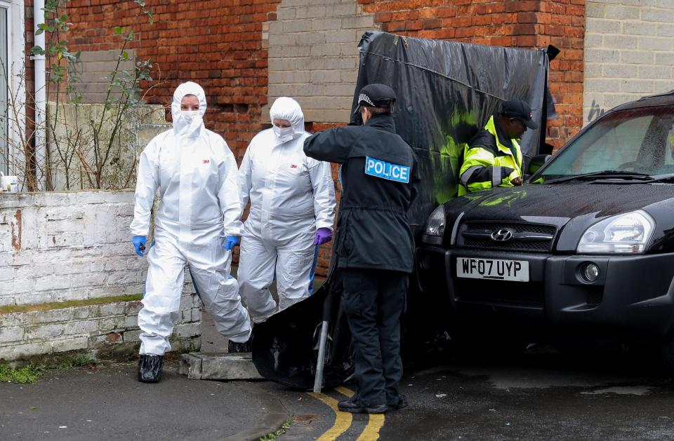  Parts of the street have been cordoned off as officers conduct their investigation