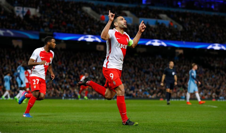 Radamel Falcao was in brilliant form and finished with two goals despite missing a penalty