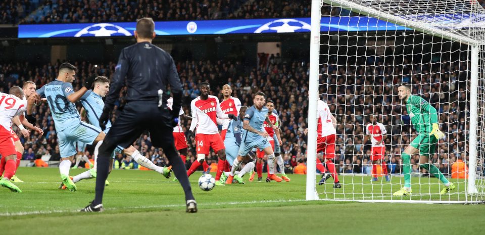 John Stones put City 4-3 ahead from a corner but will not be happy with his efforts at the other end