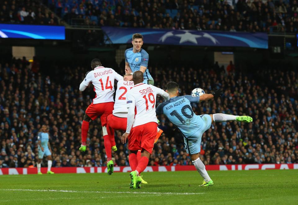 Sergio Aguero was in top form at the Etihad tonight as Manchester City got a special victory