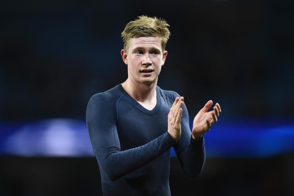 Kevin De Bruyne smirked as he walked away from the chancing supporter