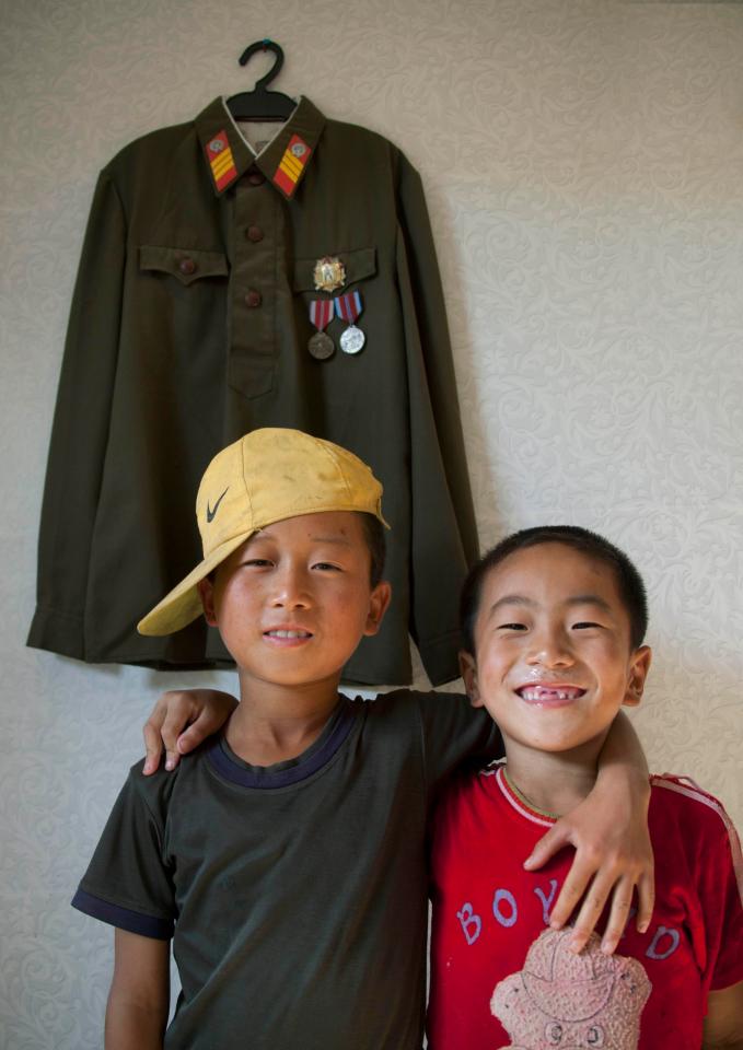  These two boys look like they haven't a care in the world