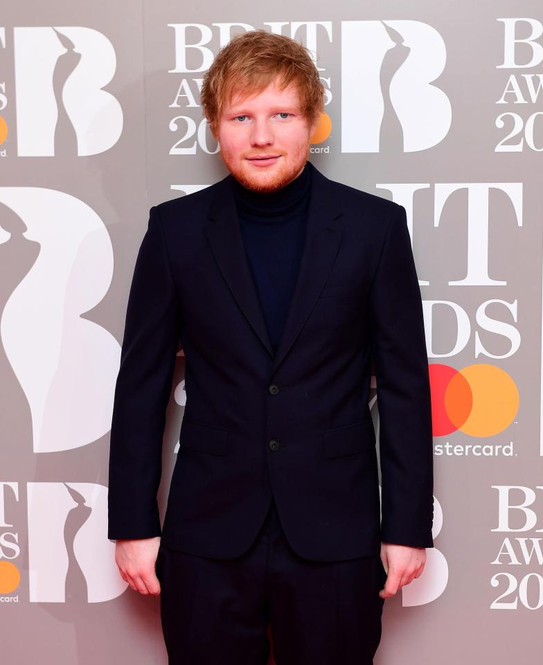  Ed Sheeran was among the first to arrive at the venue